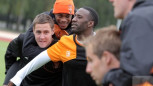 Foto: Blackpool treniņš Jelgavā